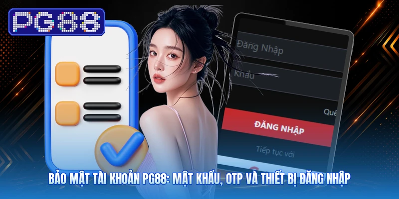 Bảo Mật Tài Khoản PG88: Mật Khẩu, OTP Và Thiết Bị Đăng Nhập
